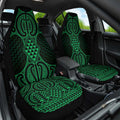 Kakariki Maori Ta Moko Poutama Art Car Seat Cover