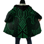 Kakariki Maori Ta Moko Poutama Art Cloak - Aussie Hoodie