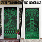 Kakariki Maori Ta Moko Poutama Art Door Cover - Aussie Hoodie