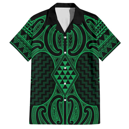 Kakariki Maori Ta Moko Poutama Art Hawaiian Shirt
