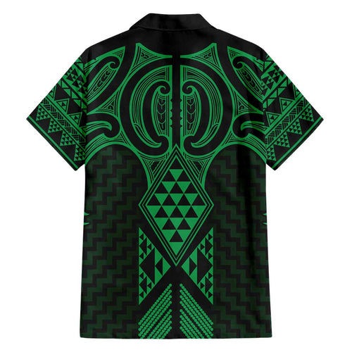 Kakariki Maori Ta Moko Poutama Art Hawaiian Shirt