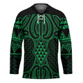Kakariki Maori Ta Moko Poutama Art Hockey Jersey - Aussie Hoodie