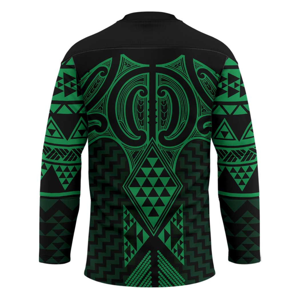 Kakariki Maori Ta Moko Poutama Art Hockey Jersey - Aussie Hoodie