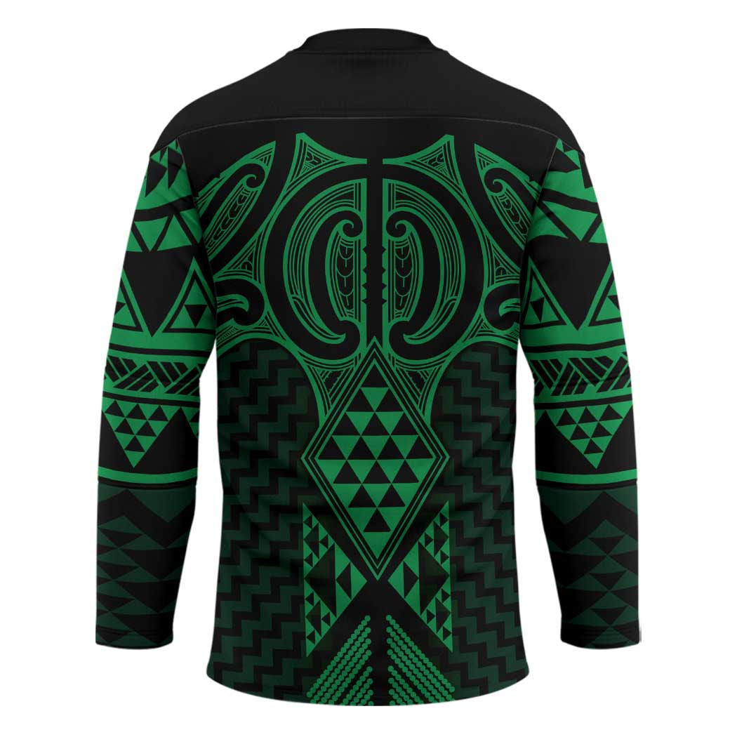 Kakariki Maori Ta Moko Poutama Art Hockey Jersey - Aussie Hoodie
