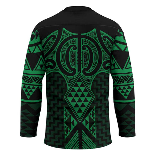 Kakariki Maori Ta Moko Poutama Art Hockey Jersey - Aussie Hoodie