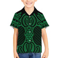 Kakariki Maori Ta Moko Poutama Art Kid Hawaiian Shirt