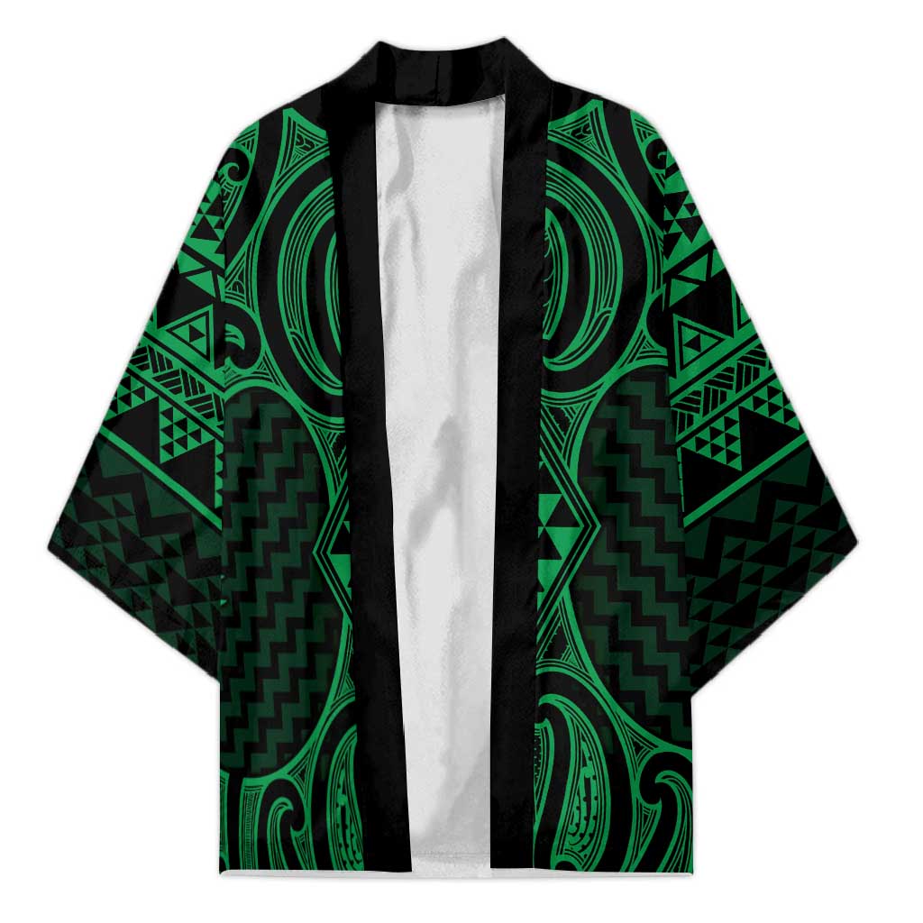 Kakariki Maori Ta Moko Poutama Art Kimono - Aussie Hoodie