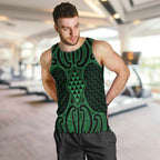 Kakariki Maori Ta Moko Poutama Art Men Tank Top