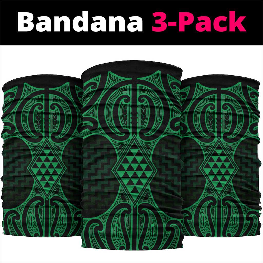 Kakariki Maori Ta Moko Poutama Art Neck Gaiter - Aussie Hoodie