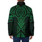 Kakariki Maori Ta Moko Poutama Art Padded Jacket - Aussie Hoodie