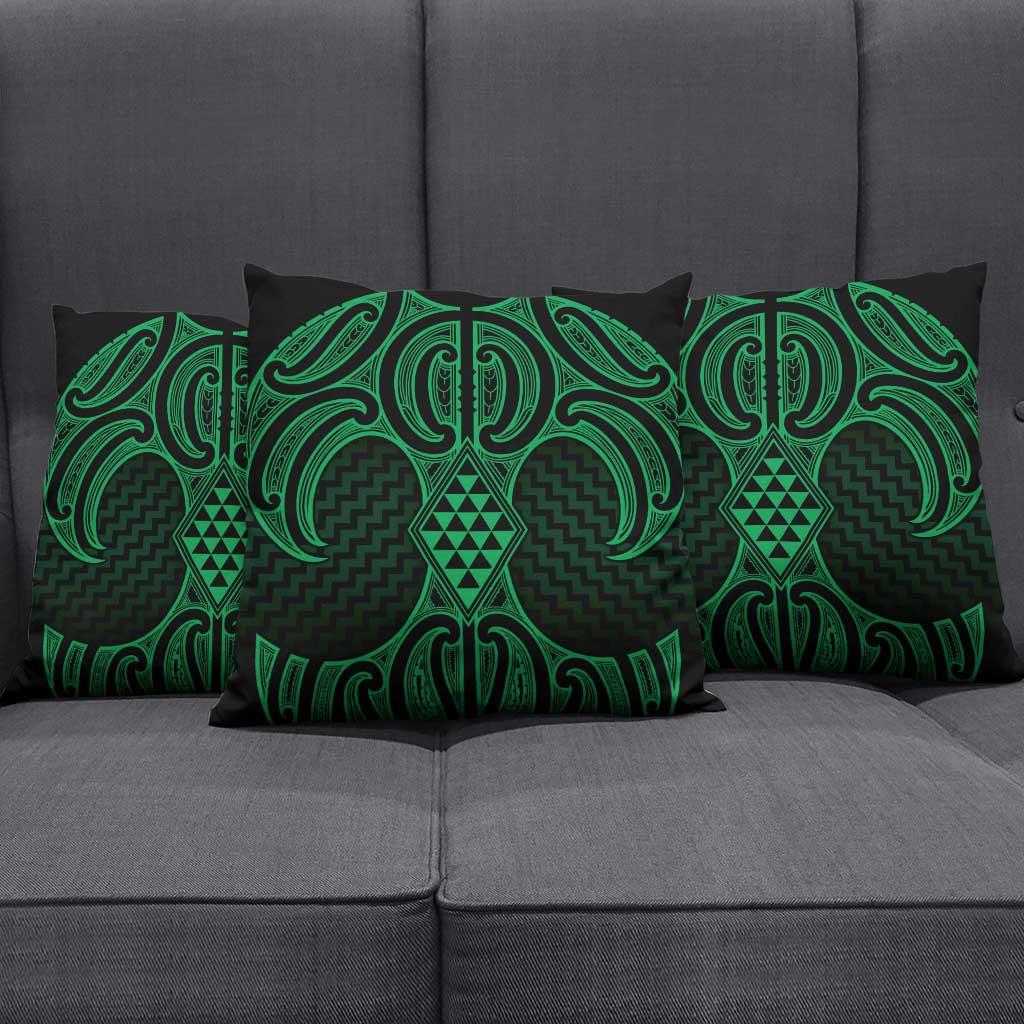Kakariki Maori Ta Moko Poutama Art Pillow Cover - Aussie Hoodie