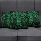 Kakariki Maori Ta Moko Poutama Art Pillow Cover - Aussie Hoodie