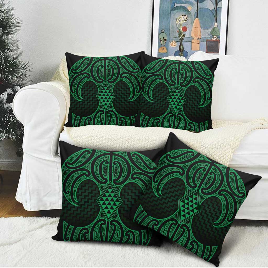 Kakariki Maori Ta Moko Poutama Art Pillow Cover - Aussie Hoodie