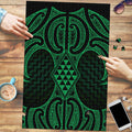 Kakariki Maori Ta Moko Poutama Art Puzzle - Aussie Hoodie