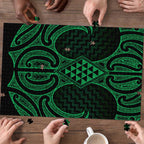 Kakariki Maori Ta Moko Poutama Art Puzzle - Aussie Hoodie