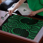 Kakariki Maori Ta Moko Poutama Art Puzzle - Aussie Hoodie