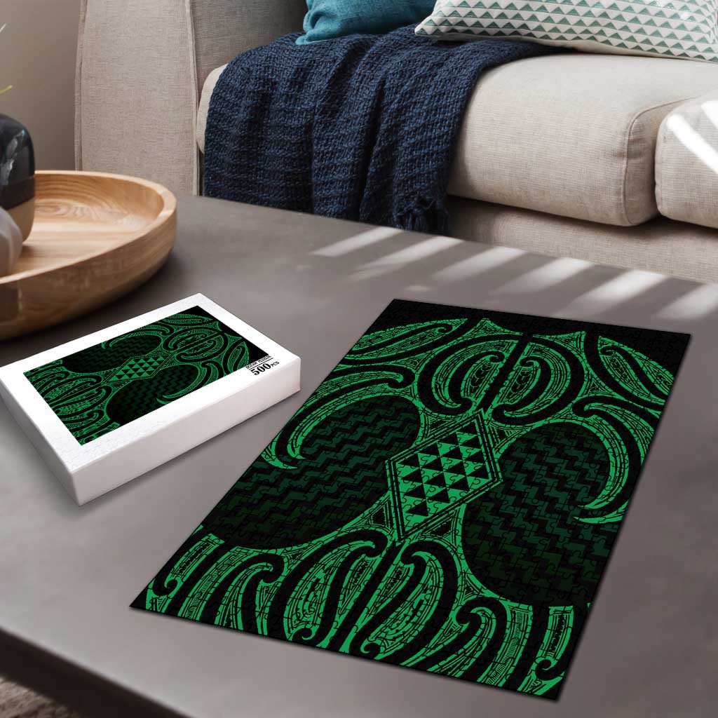 Kakariki Maori Ta Moko Poutama Art Puzzle - Aussie Hoodie