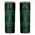 Kakariki Maori Ta Moko Poutama Art Skinny Tumbler