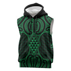 Kakariki Maori Ta Moko Poutama Art Sleeveless Hoodie - Aussie Hoodie