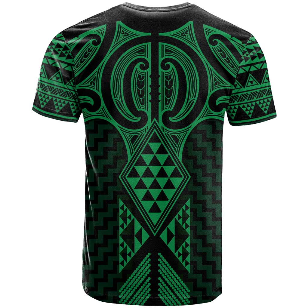 Kakariki Maori Ta Moko Poutama Art T Shirt