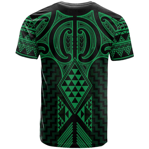 Kakariki Maori Ta Moko Poutama Art T Shirt