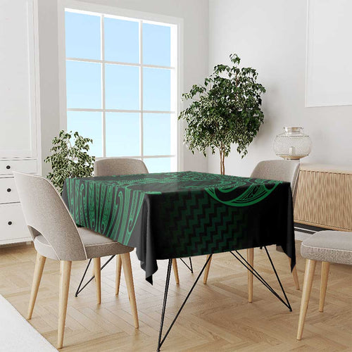 Kakariki Maori Ta Moko Poutama Art Tablecloth