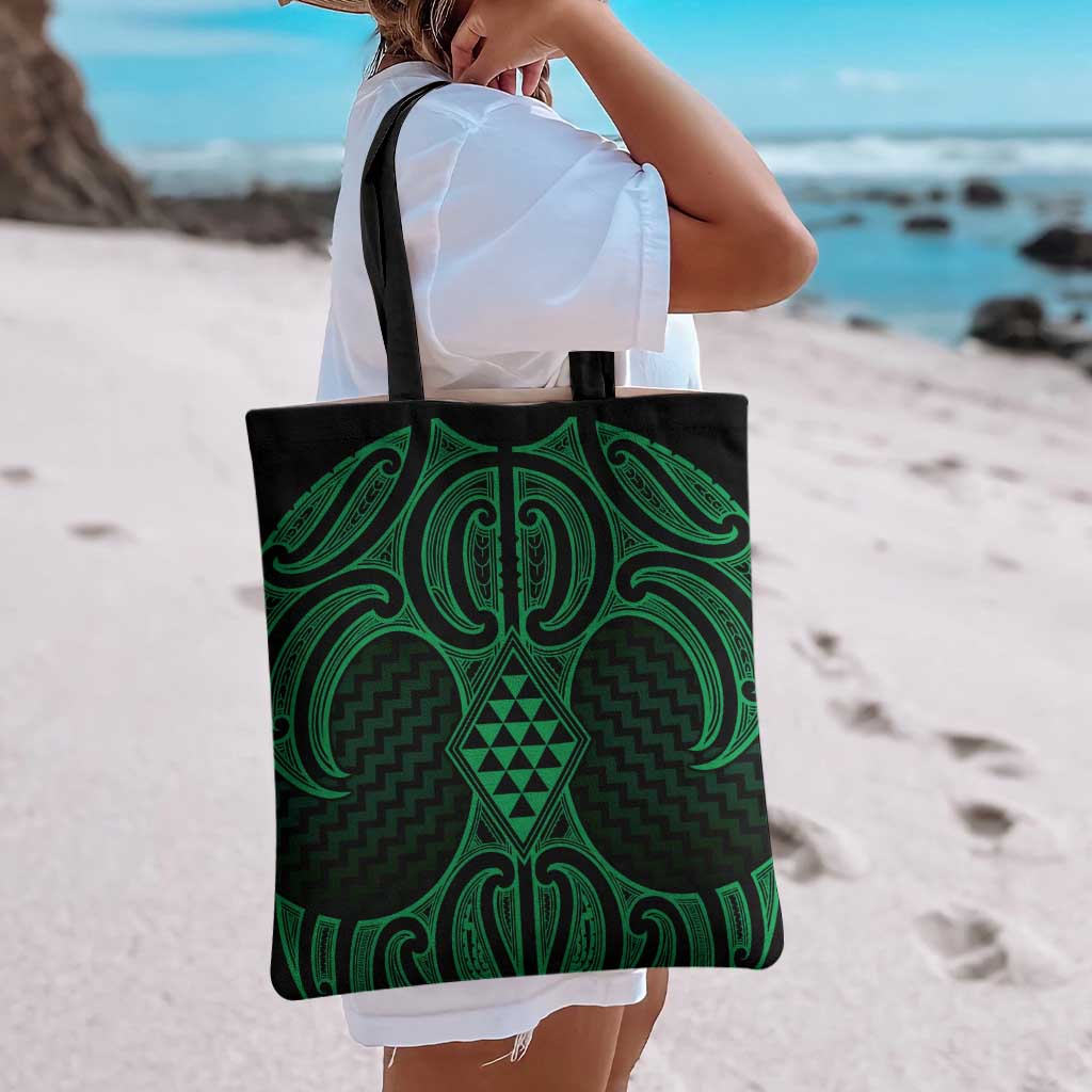 Kakariki Maori Ta Moko Poutama Art Tote Bag - Aussie Hoodie