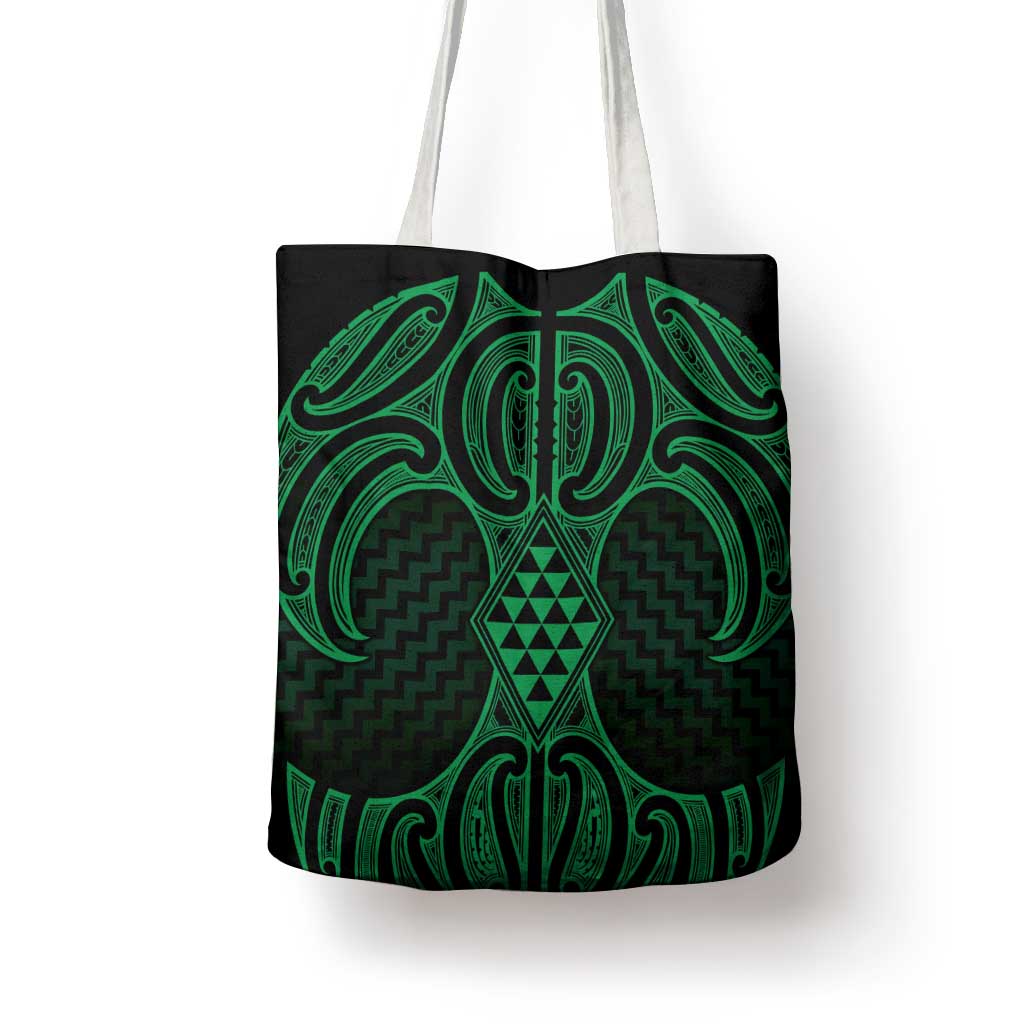 Kakariki Maori Ta Moko Poutama Art Tote Bag - Aussie Hoodie