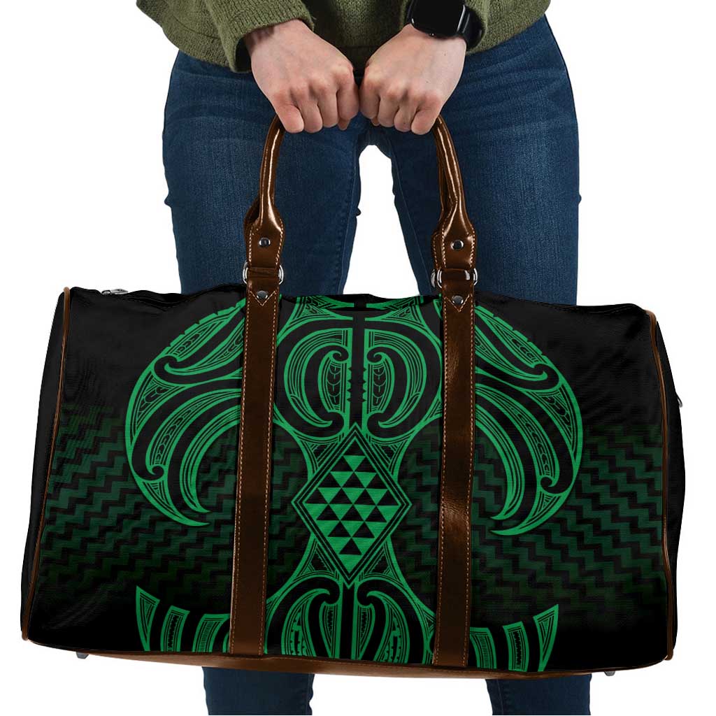 Kakariki Maori Ta Moko Poutama Art Travel Bag - Aussie Hoodie
