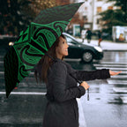 Kakariki Maori Ta Moko Poutama Art Umbrella - Aussie Hoodie