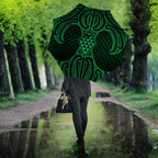 Kakariki Maori Ta Moko Poutama Art Umbrella - Aussie Hoodie