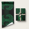Kakariki Maori Ta Moko Poutama Art Wrapping Paper - Aussie Hoodie