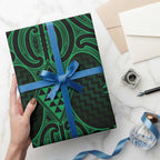 Kakariki Maori Ta Moko Poutama Art Wrapping Paper - Aussie Hoodie