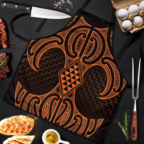 Karaka Maori Ta Moko Poutama Art Apron - Aussie Hoodie