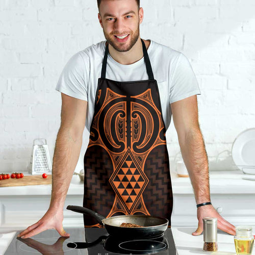 Karaka Maori Ta Moko Poutama Art Apron - Aussie Hoodie