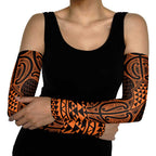 Karaka Maori Ta Moko Poutama Art Arm Sleeves - Aussie Hoodie