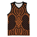 Karaka Maori Ta Moko Poutama Art Basketball Jersey - Aussie Hoodie