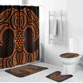 Karaka Maori Ta Moko Poutama Art Bathroom Set - Aussie Hoodie