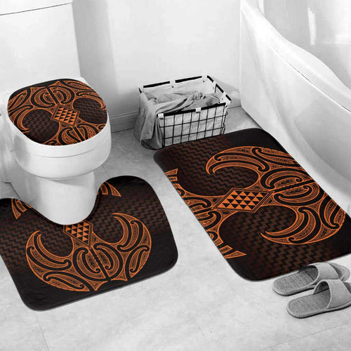 Karaka Maori Ta Moko Poutama Art Bathroom Set - Aussie Hoodie