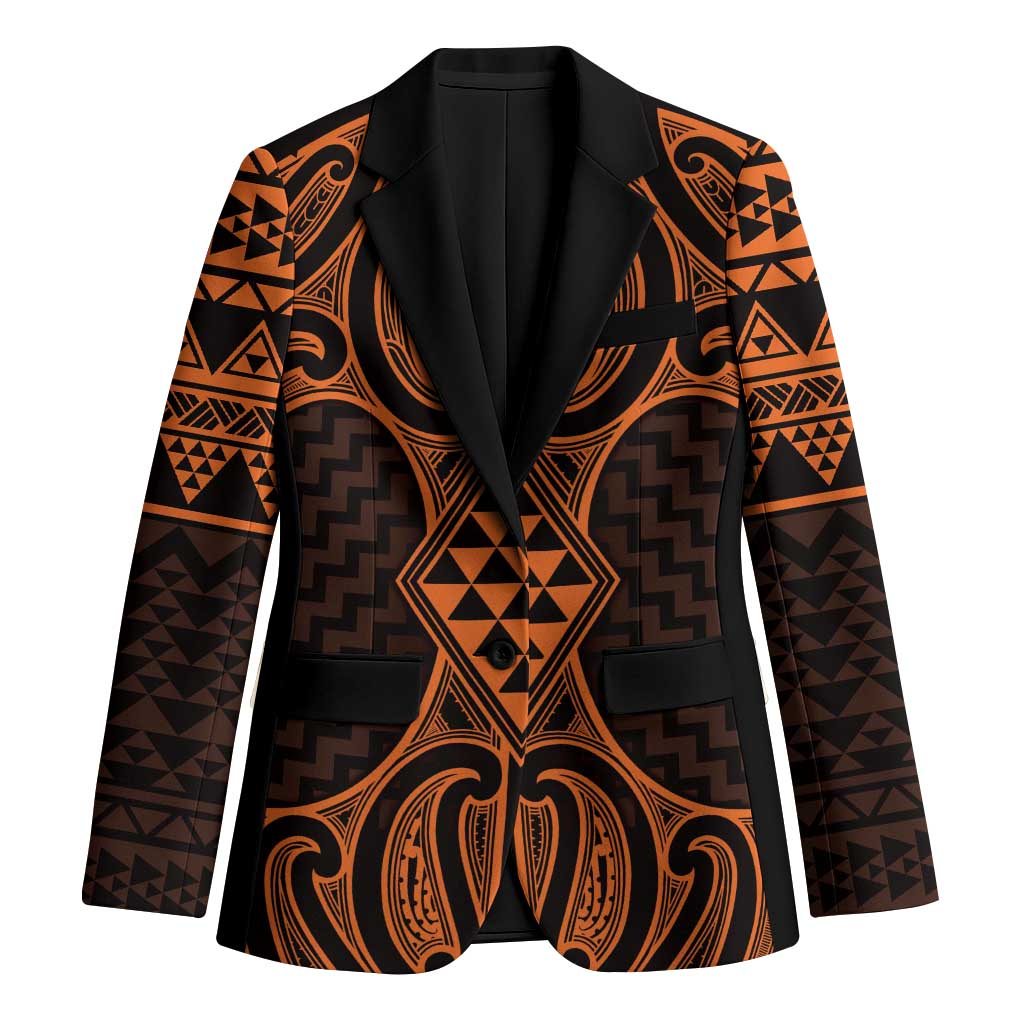 Karaka Maori Ta Moko Poutama Art Blazer - Aussie Hoodie