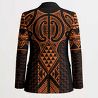 Karaka Maori Ta Moko Poutama Art Blazer - Aussie Hoodie