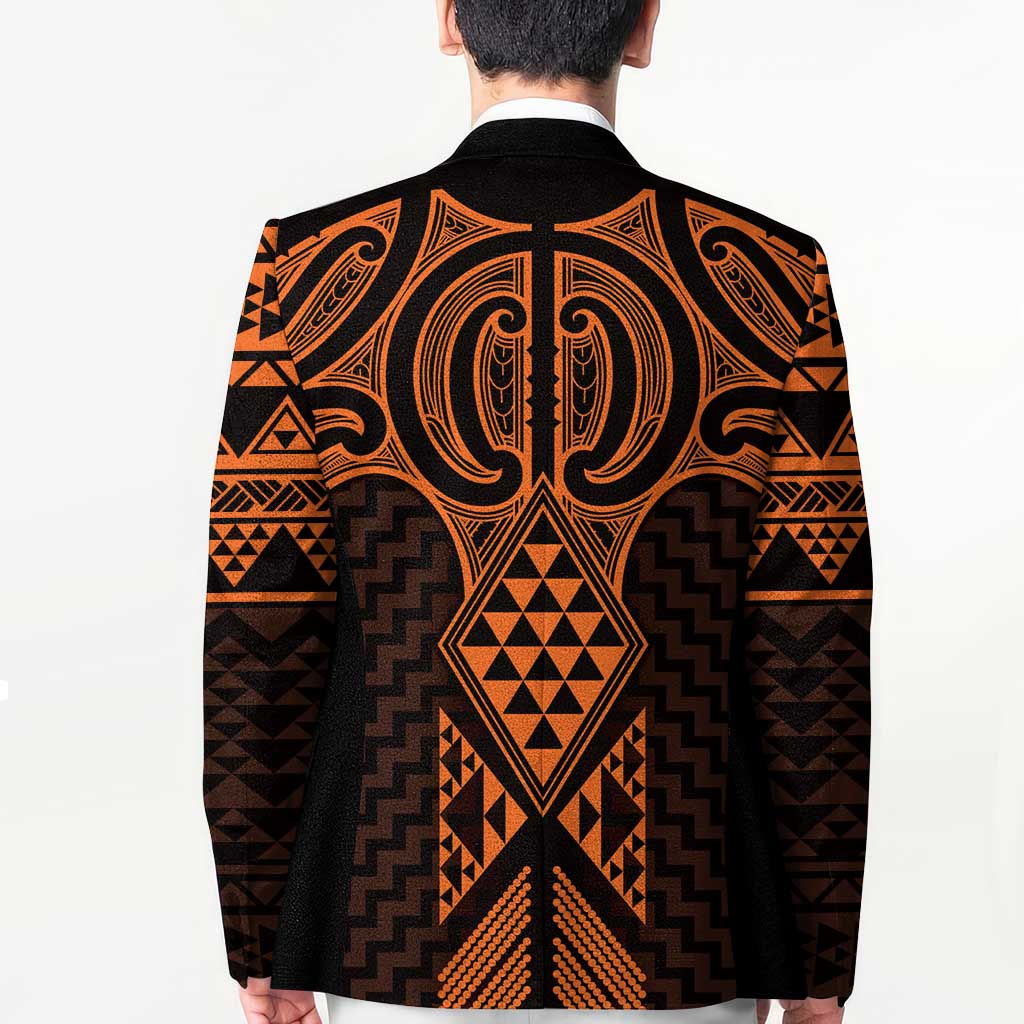 Karaka Maori Ta Moko Poutama Art Blazer - Aussie Hoodie