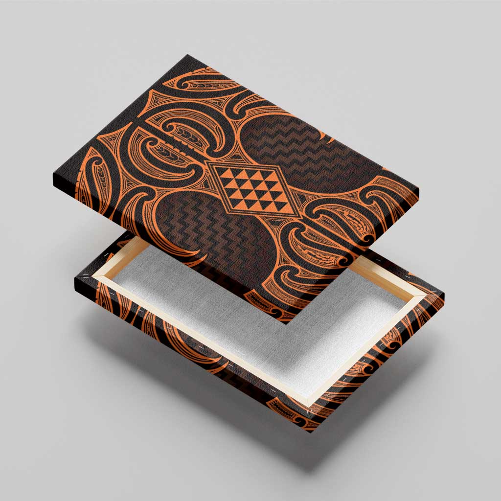Karaka Maori Ta Moko Poutama Art Canvas Wall Art