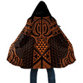 Karaka Maori Ta Moko Poutama Art Cloak - Aussie Hoodie