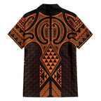 Karaka Maori Ta Moko Poutama Art Family Matching Puletasi and Hawaiian Shirt