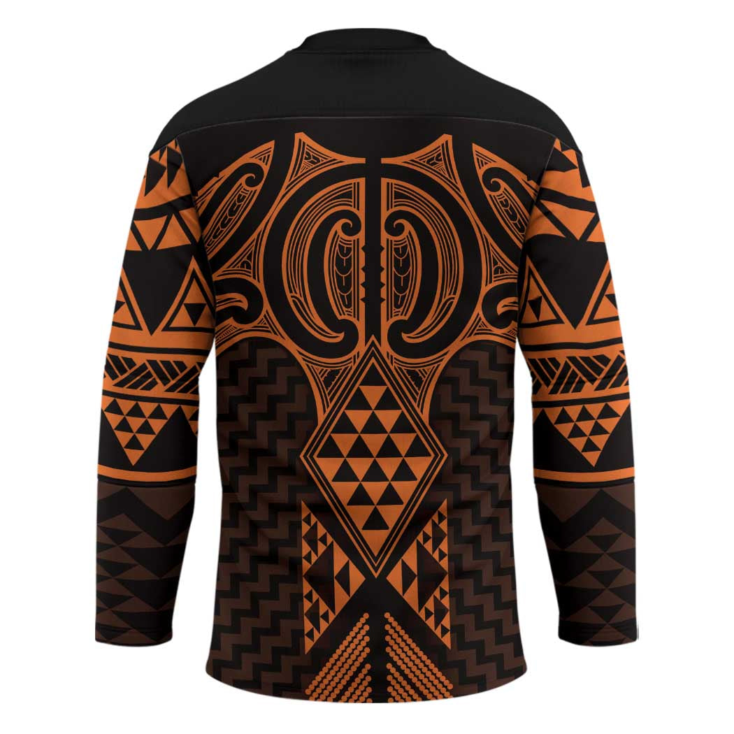 Karaka Maori Ta Moko Poutama Art Hockey Jersey - Aussie Hoodie