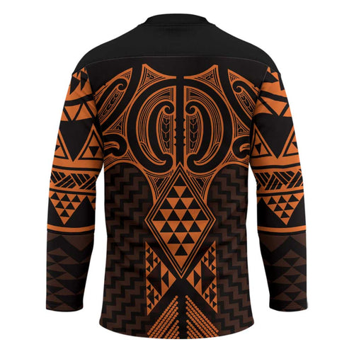 Karaka Maori Ta Moko Poutama Art Hockey Jersey - Aussie Hoodie