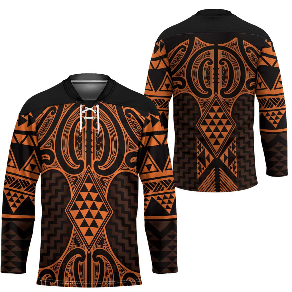 Karaka Maori Ta Moko Poutama Art Hockey Jersey - Aussie Hoodie
