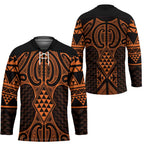 Karaka Maori Ta Moko Poutama Art Hockey Jersey - Aussie Hoodie