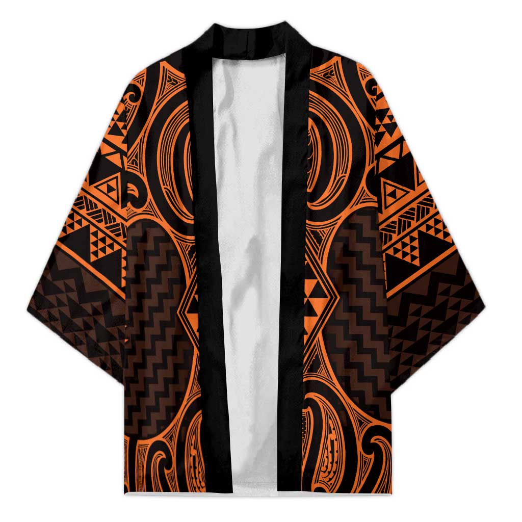 Karaka Maori Ta Moko Poutama Art Kimono - Aussie Hoodie